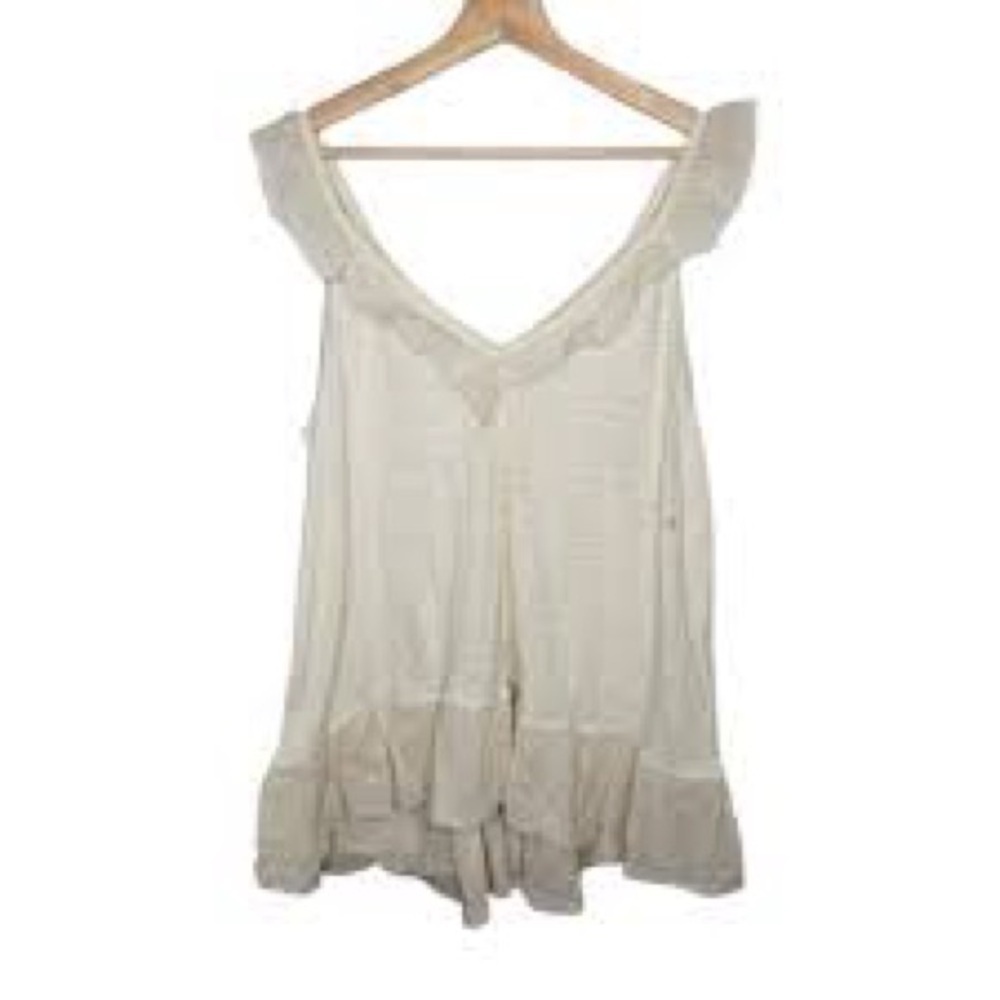 American Eagle ruffle tunic tank